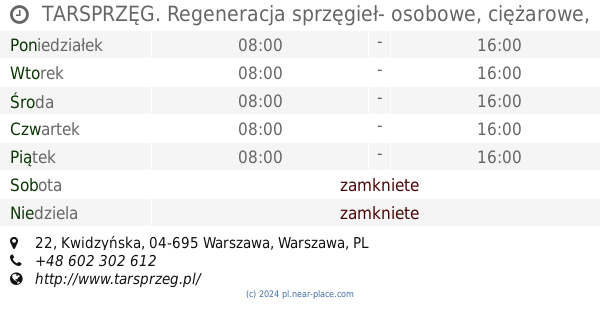 🕗 Benesaab Warszawa Godziny Otwarcia, 18, Rzeźbiarska, Kontakt