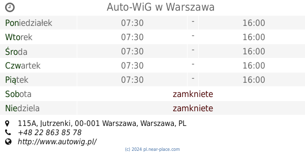 🕗 Landstore.pl Części Land Rover - Warszawa Zachód Warszawa Godziny Otwarcia, 38, Łopuszańska, Tel. +48 22 868 14 33